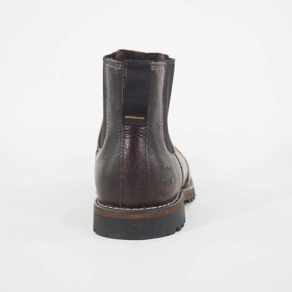 Timberland Men\'s Larchmont Dark Brown Leather Chelsea Boot 9706A ALL SIZES main image 8